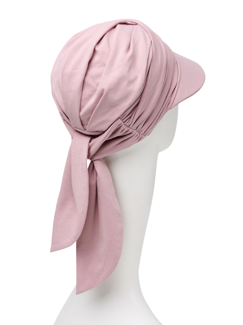 Briana - Cappello con nastri in cotone - rosa 1516-0845