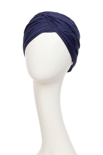 Turbante Joyo - Cuffia in Viscosa di Bambù - Blu 1572-0255