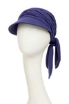 Briana - Cappello con nastri in viscosa di bambù - blu 1577-0255